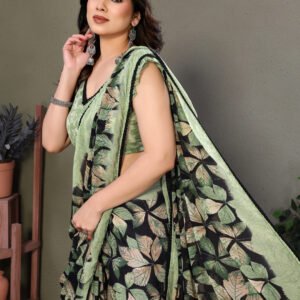 Effortless Elegance in Heavy Chiffon Saree