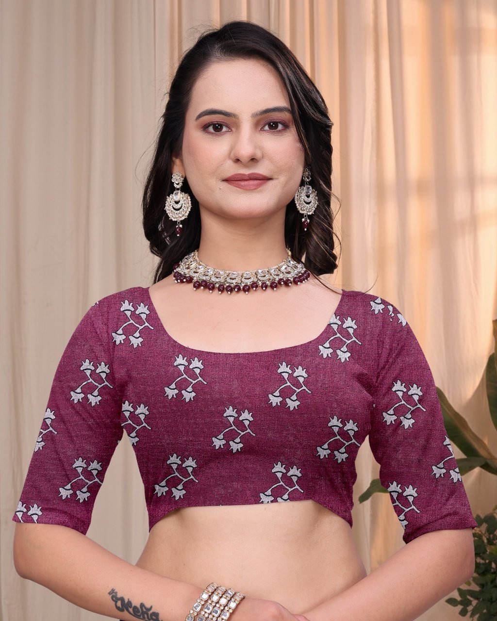 Elegant Mal Cotton Saree with Matching Designer Blouse Piece - Image 6