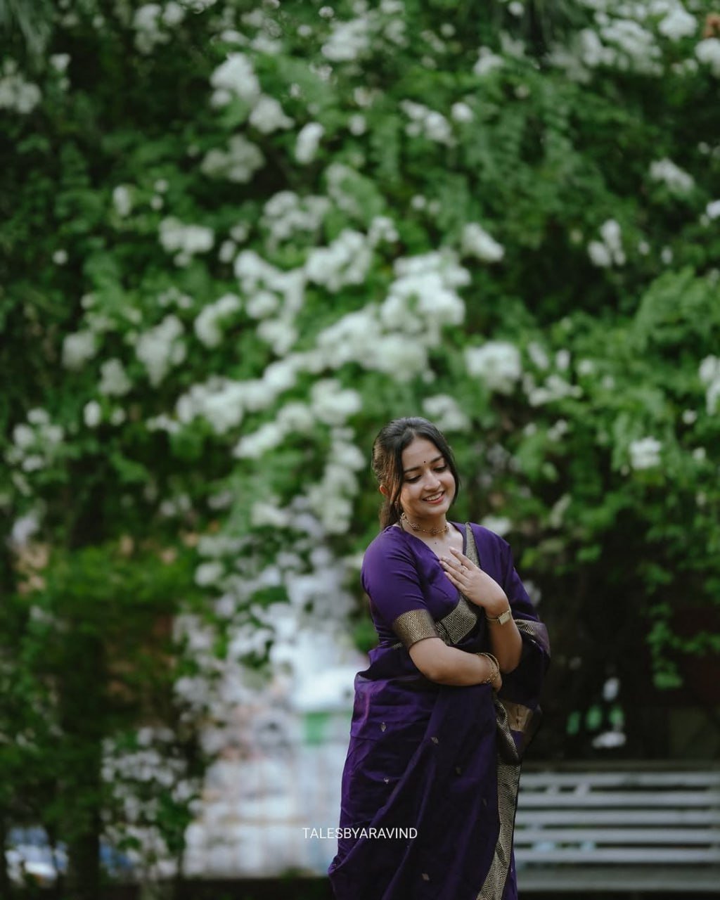 Purple Beautiful Rich Pallu & Jacquard Work On All Over The Saree | With Blouse Piece - Image 8